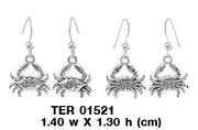 Crab Silver Earrings TER1521