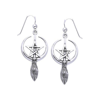 Moon, The Star and Broom Earrings TER1109