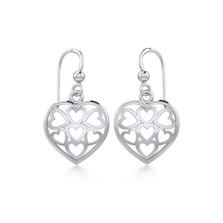 Heart Sterling Silver Earrings TER1135