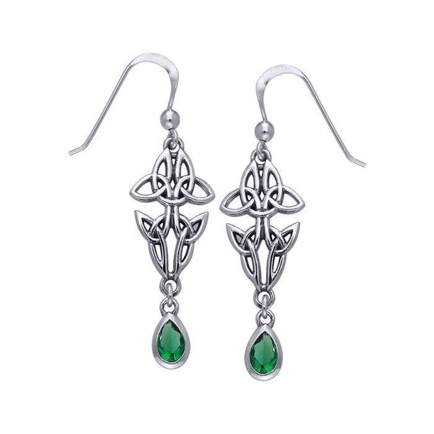 Celtic Knotwork Silver Earrings TER120