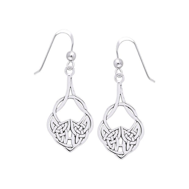 Celtic Knotwork Silver Earrings TER1259