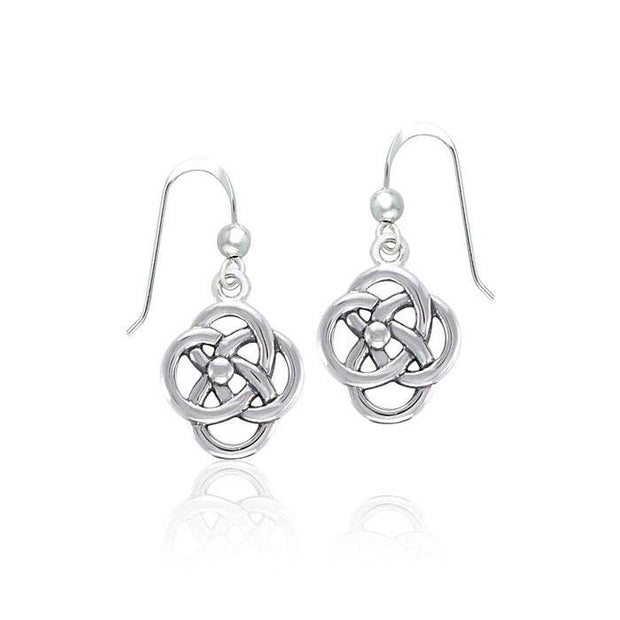 Spiral Celtic Contemporary Silver Earrings TER1318