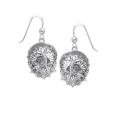 Get the look of extraordinary ~ Sterling Silver Jewelry Tree of Life Earrings TER1367