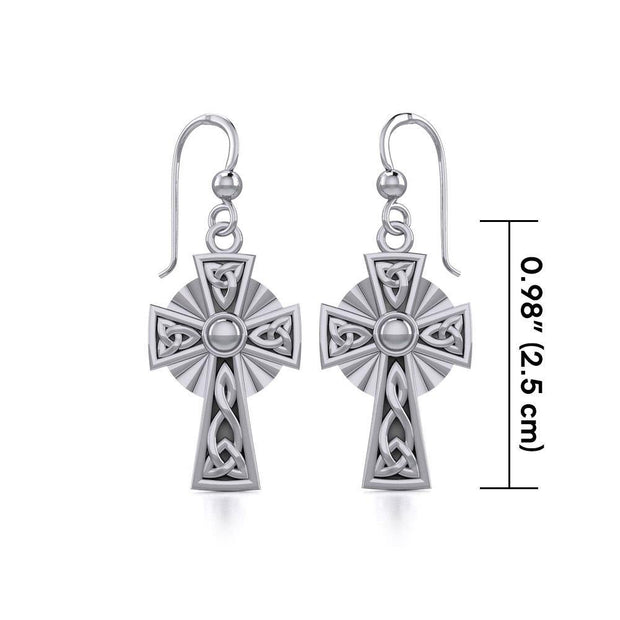 Celtic Cross Earrings TER1381