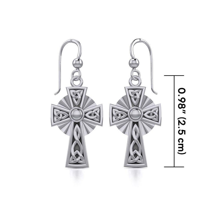 Celtic Cross TER1381 Earrings