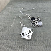 Lunar Cycle Silver Earrings TER1562 - Wholesale Jewelry