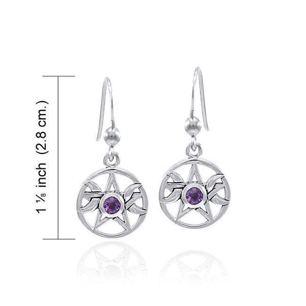 Triple Moon The Star Earrings TER1573