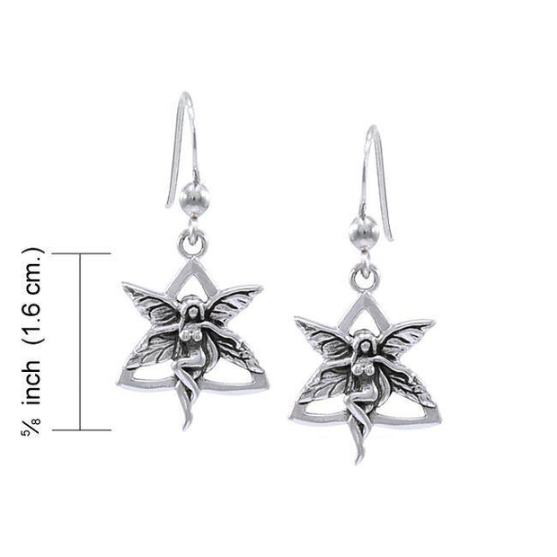 Celtic Fairy Triquetra Earrings TER1594