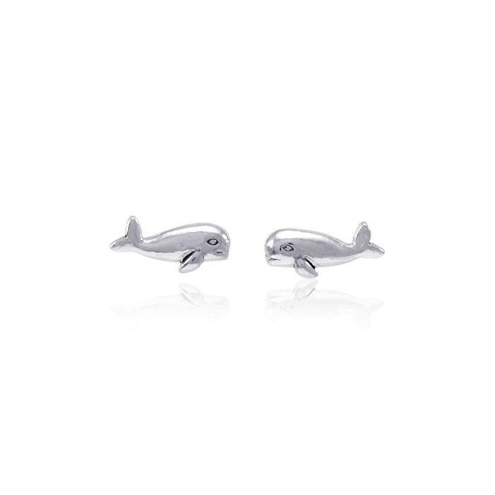Whale Post Earrings TER1607 Earrings