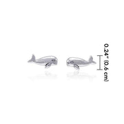 Whale Post Earrings TER1607 Earrings