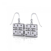 Surrounded by a blissful aroma ~ Sterling Silver Aromatherapy Hook Earrings TER1669