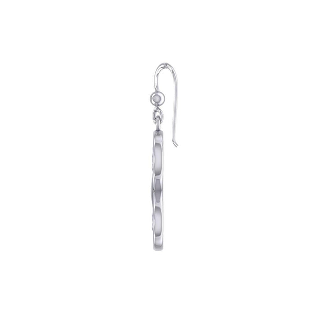 Infinity with Trinity Knot Silver Earrings TER1736