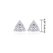 Little Triquetra Post Earrings TER1757