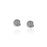 Spiral Silver Post Earrings TER1820