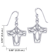Celtic Knotwork Silver Earrings TER1853