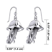 Jellyfish Silver Earrings TER1875