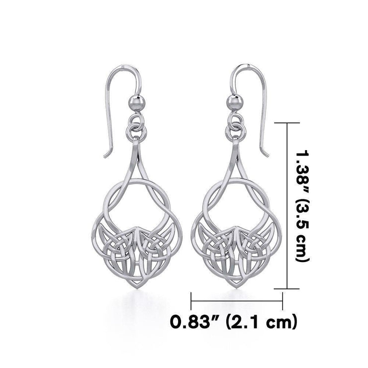 Celtic Knot Silver Earrings TER1901