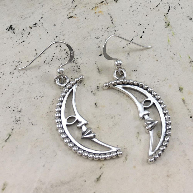 Crescent Moon Silver Earrings TER1904
