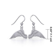 Angel Wing Silver Earrings TER1921