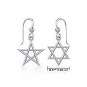 The Star Of David Earrings TER198