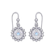 Anahata Heart Chakra Sterling Silver Earrings TER2047