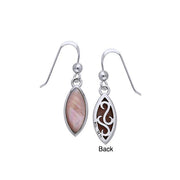 Marquise Cabochon Filigree Earrings TER364