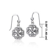 Celtic Knotwork Silver Earrings TER372 Earrings