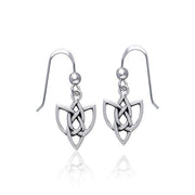 Celtic Knotwork Silver Earrings TER377