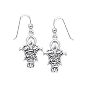 Wizardry Symbol Silver Earrings by Oberon Zell TER465