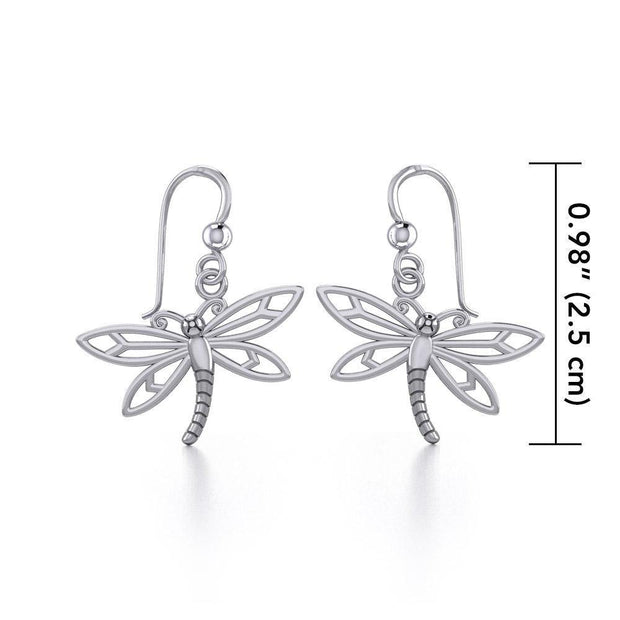 Dragonfly Silver Earrings TER518