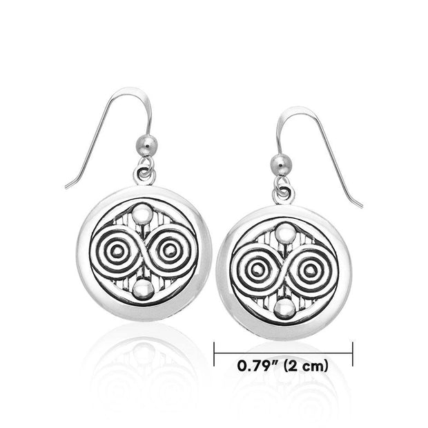 Relationship Mandala Sterling Silver Earrings TER564
