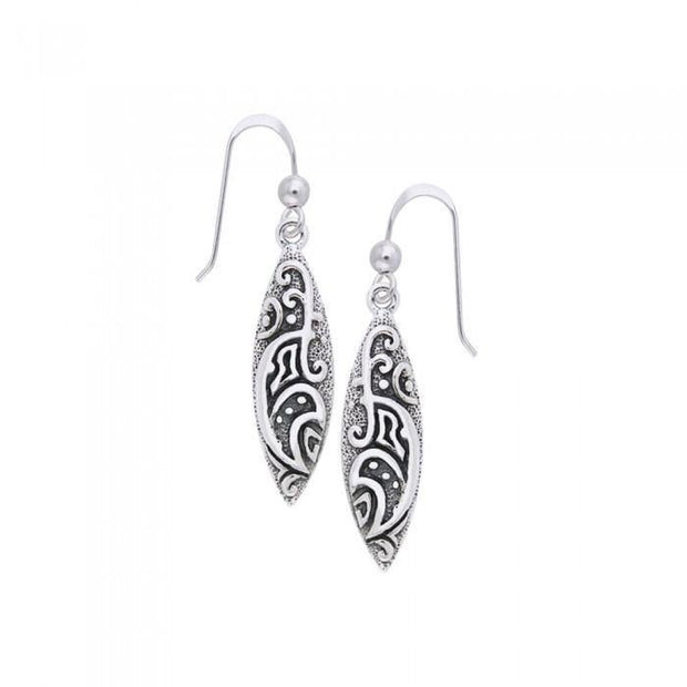 Celtic Maori Silver Earrings TER579