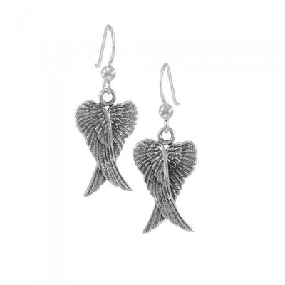 Angel Wings Silver Earrings TER928