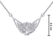 Celtic Knotwork Silver Necklace TN018