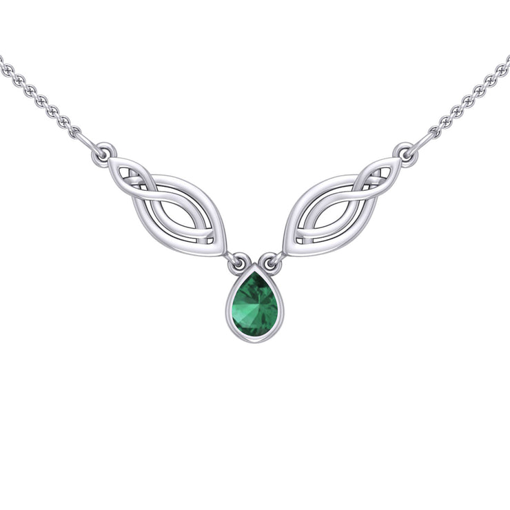 Celtic Knotwork Silver Necklace TN117
