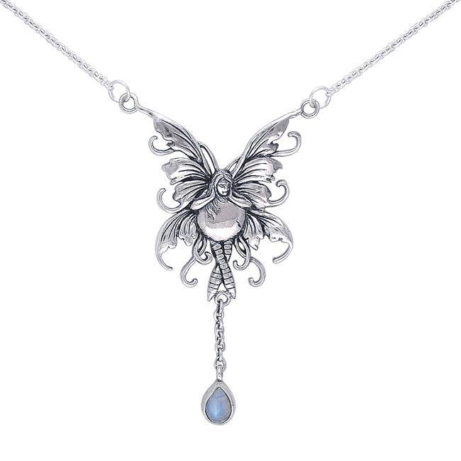 Enchanted by the Bubble Rider Fairy’s beauty ~ Sterling Silver Jewelry Necklace TN300