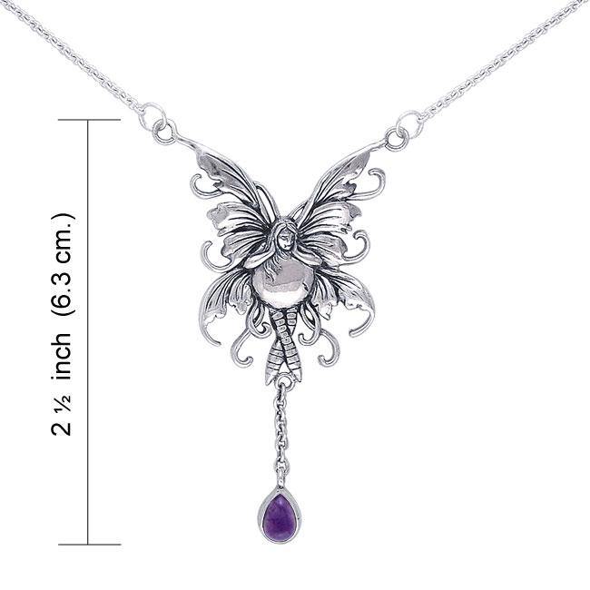 Enchanted by the Bubble Rider Fairy’s beauty ~ Sterling Silver Jewelry Necklace TN300