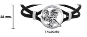 Mystical fire-breathing ~ Sterling Silver Jewelry Winged Dragon Necklace with Leather Cord TNC250