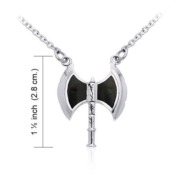 Viking Axe Silver Necklace TNC099