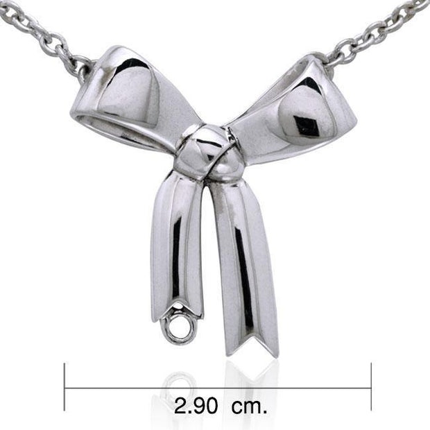 Large Tied Ribbon Necklace TNC337