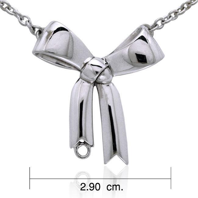 Large Tied Ribbon Necklace TNC337