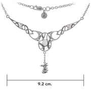 White Rabbit New Beginnings Goddess Ostara Silver Necklace TNC416P