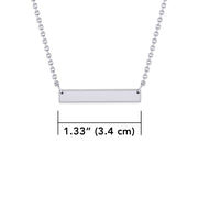 Straight Bar Necklace TNC433P
