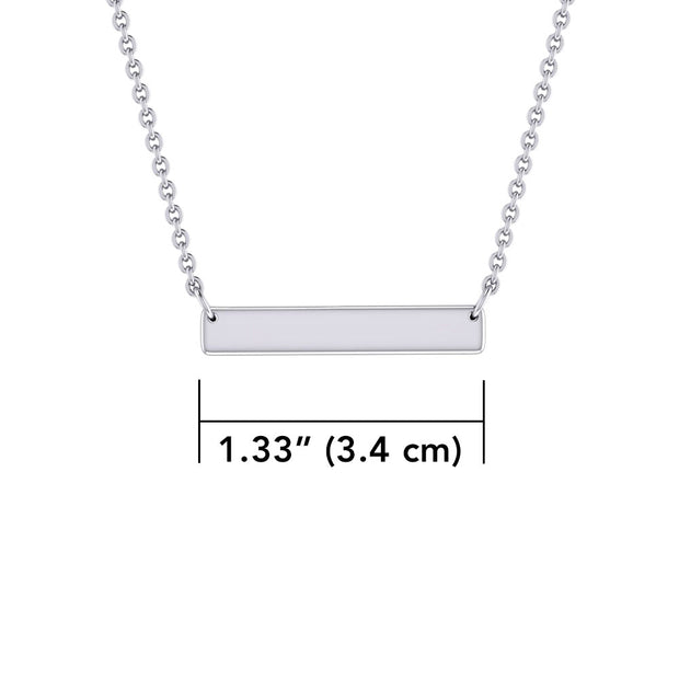 Straight Bar Necklace TNC433P