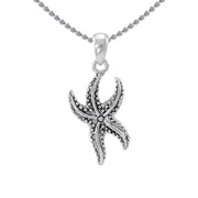 Dancing Starfish Silver Pendant TP1054