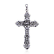 Medieval Fleur de Lis Cross Silver Pendant TP122 Pendant