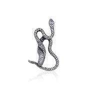 A wonderful shed and transformation ~ Sterling Silver Jewelry Snake Pendant TP1268 Pendant
