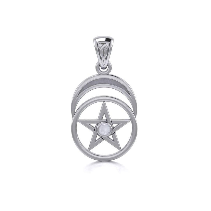 Silver Pentagram Pentacle Pendant TP1279