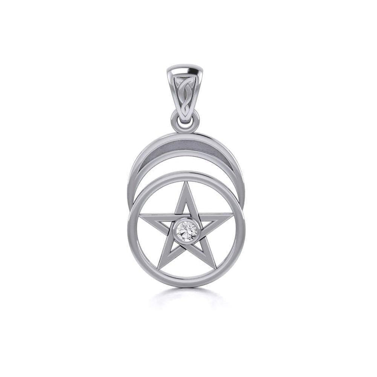 Silver Pentagram Pentacle Pendant TP1279