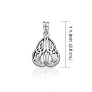 Celtic Knotwork Silver Pendant TP1382